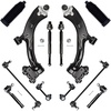 image:imageAUQDD 12Pcs Front End Suspension Kit Fit For 20072011 Honda CRV USA Built Lower Control Arm wBall Joint Sway Bar Link Outer Inner Tie Rod End  K620501 K750297 K750151 EV800569 ES800303