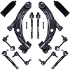 image:imageAUQDD 12Pcs Front End Suspension Kit Fit For 20072015 Mazda CX9 Lower Control Arm wBall Joint Sway Bar Link Outer amp Inner Tie Rod End  K623952 MS761168 K750160 K750184 EV800565 ES800601