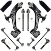 image:imageAUQDD 12Pcs Front End Suspension Kit Fit For 20122014 Honda CRV Lower Control Arm wBall Joint Sway Bar Link Outer amp Inner Tie Rod End K622930 K622931 K750297 K750156 EV800937 ES801157