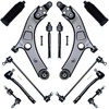 image:imageAUQDD 12Pcs Front End Suspension Kit Fit For 20152021 Kia Sedona Lower Control Arm wBall Joint Sway Bar Link Outer amp Inner Tie Rod End  K623867 MS901249 K750423 K750808 EV801440 ES801368