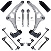 image:imageAUQDD 12Pcs Front End Suspension Kit Fit For 20182025 Honda Odyssey Lower Control Arm wBall Joint Sway Bar Link Outer amp Inner Tie Rod End  K623849 MS601267 K750920 K750935 EV801519 ES801640