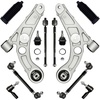 image:imageAUQDD 12Pcs Front End Suspension Kit Fit For 20192023 Jeep Cherokee Lower Control Arm Ball Joint ADJSway Bar Link Outer Inner Tie Rod End  K643774 K500287 K750704 K750741 EV801522 ES801510