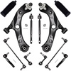 image:imageAUQDD 12Pcs Front End Suspension Kit Fit For 202025 Toyota Corolla 1622 Prius Lower Control Arm wBall Joint Sway Bar Link Outer Inner Tie Rod End  K623669 K750864 K750912 ES801550 534679