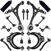 image:imageAUQDD 16Pcs Front End Suspension Kit Fit For 20032007 Honda Accord w24L Control Arm Ball Joint Sway Bar Link Outer Inner Tie Rod End  K640289 K620616 K80228 K90660 K90342 EV80210 ES80287