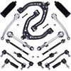 image:imageAUQDD 16Pcs Front End Suspension Kit RWD Fit For 1216 Tesla Model S Control Arm wBall Joint Sway Bar Link Outer Inner Tie Rod End  MS95126 MS95128 MS95129 MS95808 MS95810 MS95703 MS95666