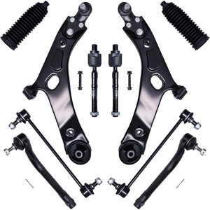 image:imageAUQDD 10Pcs Front End Suspension Kit Fit For 1013 Hyundai Tucson 1113 Kia Sportage Lower Control Arm wBall Joint Sway Bar Link Outer Inner Tie Rod End  K623540 K750524 EV801545 ES800717