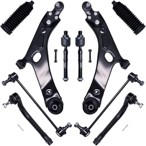 image:imageAUQDD 10Pcs Front End Suspension Kit Fit For 1415 Hyundai Tucson 1416 Kia Sportage Lower Control Arm wBall Joint Sway Bar Link Outer Inner Tie Rod End  K622768 K750523 EV801257 ES800718