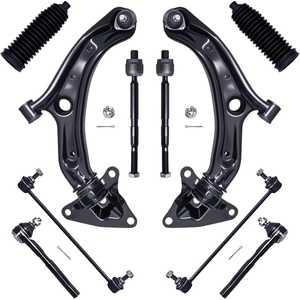 image:imageAUQDD 10Pcs Front End Suspension Kit Fit For 20092014 Honda Fit Lower Control Arm wBall Joint Sway Bar Link Outer Inner Tie Rod End  K621552 K621553 K750381 EV800633 ES800591 1016816