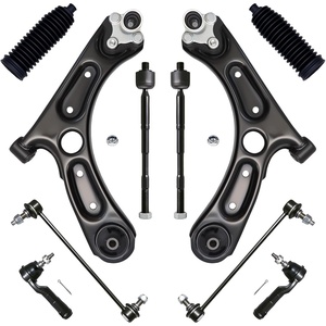 image:imageAUQDD 10Pcs Front End Suspension Kit Fit For 20172020 Hyundai Elantra 1924 Kia Forte Lower Control Arm wBall Joint Sway Bar Link Outer Inner Tie Rod End  K623782 K750890 EV801489 ES801505