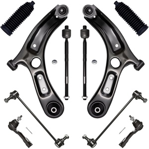 image:imageAUQDD 10Pcs Front End Suspension Kit Fit For 20182022 Hyundai Accent 1823 Kia Rio Lower Control Arm wBall Joint Sway Bar Link Outer Inner Tie Rod End  K623796 K750523 EV801601 ES801614