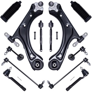 image:imageAUQDD 12Pcs Front End Suspension Kit FWD Fit For 2325 Hyundai TucsonKia Sportage Lower Control Arm wBall Joint Sway Bar Link Outer Inner Tie Rod End  MS901346 MS90740 K750891 ES801760