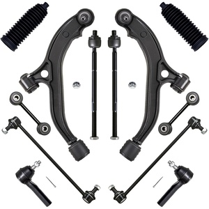 image:imageAUQDD 12Pcs Front End Suspension Kit Fit For 0107 Chrysler Town amp CountryDodge Caravan Lower Control Arm wBall Joint Sway Bar Link Outer Tie Rod End  K620004 K7258 K7301 EV405 ES3537