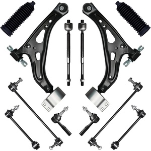 image:imageAUQDD 12Pcs Front End Suspension Kit Fit For 1824 Chevy EquinoxGMC Terrain Lower Control Arm wBall Joint Sway Bar Link Outer amp Inner Tie Rod End  MS501312 K624158 K90349 EV801523 ES801623