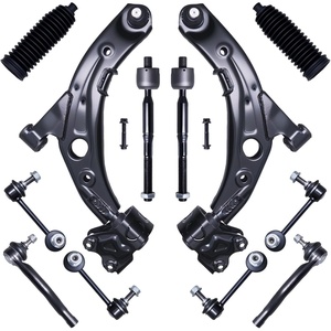 image:imageAUQDD 12Pcs Front End Suspension Kit Fit For 20072012 Mazda CX7 Lower Control Arm wBall Joint Sway Bar Link Outer amp Inner Tie Rod End  K620896 K620895 K80158 K80157 EV800543 ES800600