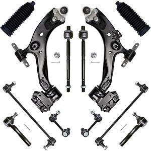 image:imageAUQDD 12Pcs Front End Suspension Kit Fit For 20122014 Honda CRV Lower Control Arm wBall Joint Sway Bar Link Outer amp Inner Tie Rod End K622930 K622931 K750297 K750156 EV800937 ES801157