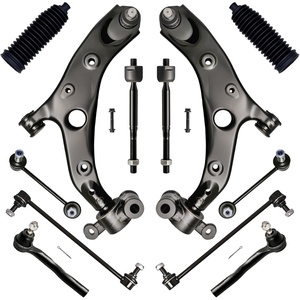 image:imageAUQDD 12Pcs Front End Suspension Kit Fit For 20142018 Mazda 3 Mazda3 Lower Control Arm wBall Joint Sway Bar Link Outer amp Inner Tie Rod End  K623508 K750751 K750671 EV801067 ES801062