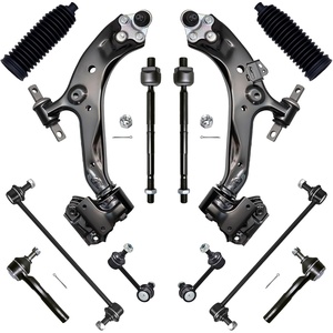 image:imageAUQDD 12Pcs Front End Suspension Kit Fit For 20152016 Honda CRV Lower Control Arm wBall Joint Sway Bar Link Outer amp Inner Tie Rod End K622942 K750297 K750151 EV800937 ES801156 ES801157