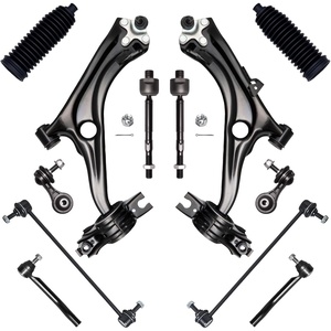 image:imageAUQDD 12Pcs Front End Suspension Kit Fit For 20162021 Honda Civic No Type R Lower Control Arm wBall Joint Sway Bar Link Outer amp Inner Tie Rod End  K623651 K750865 K750874 EV801274 ES801250