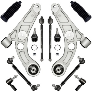 image:imageAUQDD 12Pcs Front End Suspension Kit Fit For 20192023 Jeep Cherokee Lower Control Arm Ball Joint ADJSway Bar Link Outer Inner Tie Rod End  K643774 K500287 K750704 K750741 EV801522 ES801510