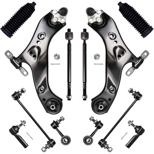 image:imageAUQDD 12Pcs Front End Suspension Kit Fit For 20192025 Toyota RAV4 Lower Control Arm wBall Joint Sway Bar Link Outer amp Inner Tie Rod End  K623927 527515 K750966 K750994 EV801605 ES801663