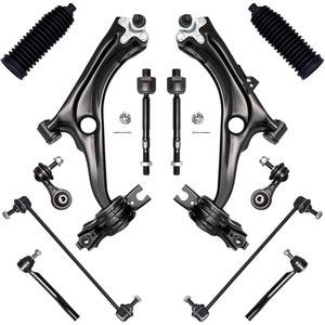 image:imageAUQDD 12Pcs Front End Suspension Kit Fit For 2225 Honda Civic No Type R Lower Control Arm wBall Joint Sway Bar Link Outer amp Inner Tie Rod End  K750865 K750874 EV801274 ES801251 51350T24T10