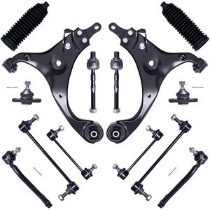 image:imageAUQDD 14Pcs Front End Suspension Kit Fit For 0712 Hyundai Elantra w20L Lower Control Arm Ball Joint Sway Bar Link Outer Inner Tie Rod End  K641580 K500074 K750032 K750102 EV800228 ES800229