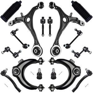 image:imageAUQDD 16Pcs Front End Suspension Kit Fit For 20032007 Honda Accord w24L Control Arm Ball Joint Sway Bar Link Outer Inner Tie Rod End  K640289 K620616 K80228 K90660 K90342 EV80210 ES80287