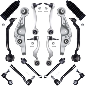 image:imageAUQDD 16Pcs Front End Suspension Kit RWD Fit For 20072017 Lexus LS460 Lower Control Arm wBall Joint Sway Bar Link Outer Inner Tie Rod End  K642208 K622207 K623578 K623986 EV800908 ES800315