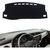 image:imageAUQDD Dashboard Cover Mat Fit for 2013 2014 2015 2016 2017 2018 Ford Focus ST 2016 2017 2018 Ford Focus RS Black Flannel Dash Mat AntiGlare AntiReflection No Peculiar SmellBlack