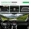 image:imageAUQDD Dashboard Cover Mat Fit for 2013 2014 2015 2016 2017 2018 Ford Focus ST 2016 2017 2018 Ford Focus RS Black Flannel Dash Mat AntiGlare AntiReflection No Peculiar SmellGrey
