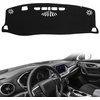 image:imageAUQDD Dashboard Cover Mat Fit for 2013 2014 2015 2016 2017 2018 Ford Focus ST 2016 2017 2018 Ford Focus RS Black Flannel Dash Mat AntiGlare AntiReflection No Peculiar SmellBlack
