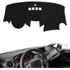image:imageAUQDD Dashboard Cover Mat Fit for 2013 2014 2015 2016 2017 2018 Ford Focus ST 2016 2017 2018 Ford Focus RS Black Flannel Dash Mat AntiGlare AntiReflection No Peculiar SmellBlack