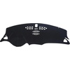 image:imageAUQDD Dashboard Cover Mat Fit for 2013 2014 2015 2016 2017 2018 Ford Focus ST 2016 2017 2018 Ford Focus RS Black Flannel Dash Mat AntiGlare AntiReflection No Peculiar SmellBlack