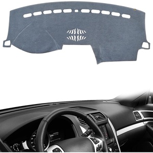 image:imageAUQDD Dashboard Cover Mat Fit for 2013 2014 2015 2016 2017 2018 Ford Focus ST 2016 2017 2018 Ford Focus RS Black Flannel Dash Mat AntiGlare AntiReflection No Peculiar SmellGrey