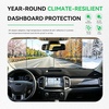 image:imageAUQDD Dashboard Cover Mat Fit for 2021 2022 2023 Nissan Rogue Black Flannel Dash Mat AntiGlare AntiReflection No Peculiar Smell  Fits Vehicle Without HUD ModelsBlack