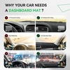 image:imageAUQDD Dashboard Cover Mat Fit for 2021 2022 2023 Nissan Rogue Black Flannel Dash Mat AntiGlare AntiReflection No Peculiar Smell  Fits Vehicle Without HUD ModelsGrey