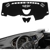 image:imageAUQDD Dashboard Cover Mat Fit for 2021 2022 2023 Nissan Rogue Black Flannel Dash Mat AntiGlare AntiReflection No Peculiar Smell  Fits Vehicle Without HUD ModelsBlack