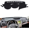image:imageAUQDD Dashboard Cover Mat Fit for 2021 2022 2023 Nissan Rogue Black Flannel Dash Mat AntiGlare AntiReflection No Peculiar Smell  Fits Vehicle Without HUD ModelsBlack