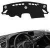 image:imageAUQDD Dashboard Cover Mat Fit for 2021 2022 2023 Nissan Rogue Black Flannel Dash Mat AntiGlare AntiReflection No Peculiar Smell  Fits Vehicle Without HUD ModelsBlack