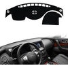 image:imageAUQDD Dashboard Cover Mat Fit for 2021 2022 2023 Nissan Rogue Black Flannel Dash Mat AntiGlare AntiReflection No Peculiar Smell  Fits Vehicle Without HUD ModelsBlack