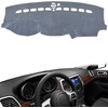 image:imageAUQDD Dashboard Cover Mat Fit for 2021 2022 2023 Nissan Rogue Black Flannel Dash Mat AntiGlare AntiReflection No Peculiar Smell  Fits Vehicle Without HUD ModelsGrey
