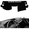 image:imageAUQDD Dashboard Cover Mat Fit for 2021 2022 2023 Nissan Rogue Black Flannel Dash Mat AntiGlare AntiReflection No Peculiar Smell  Fits Vehicle Without HUD ModelsBlack