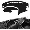 image:imageAUQDD Dashboard Cover Mat Fit for 2021 2022 2023 Nissan Rogue Black Flannel Dash Mat AntiGlare AntiReflection No Peculiar Smell  Fits Vehicle Without HUD ModelsBlack