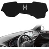 image:imageAUQDD Dashboard Cover Mat Fit for 2021 2022 2023 Nissan Rogue Black Flannel Dash Mat AntiGlare AntiReflection No Peculiar Smell  Fits Vehicle Without HUD ModelsBlack