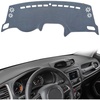 image:imageAUQDD Dashboard Cover Mat Fit for 2021 2022 2023 Nissan Rogue Black Flannel Dash Mat AntiGlare AntiReflection No Peculiar Smell  Fits Vehicle Without HUD ModelsGrey